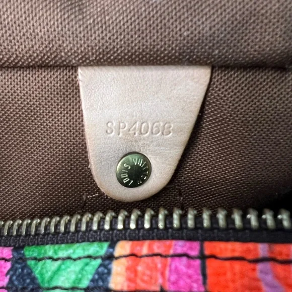 LOUIS VUITTON Steven Sprouse Monogram Roses Speedy 30 Limited Edition 2008 - Picture 5 of 16